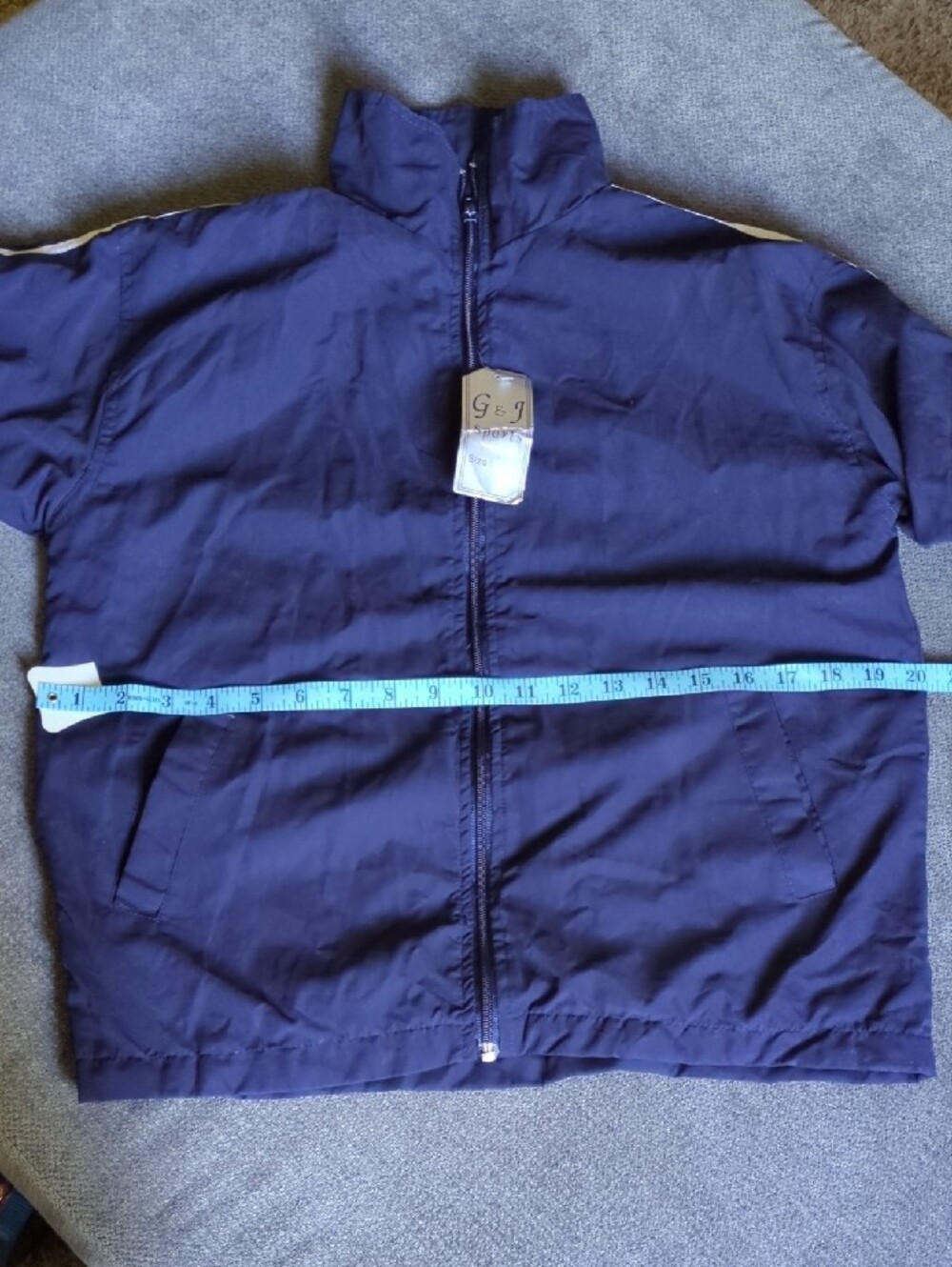 G&J Sports Navy Zip-Up Jacket - Picture 6 of 8